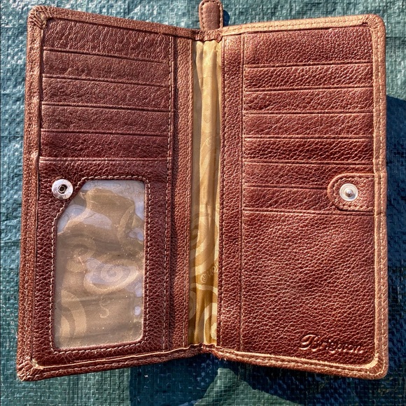 Two Toned Brown Leather Brighton Wallet - Picture 3 of 3